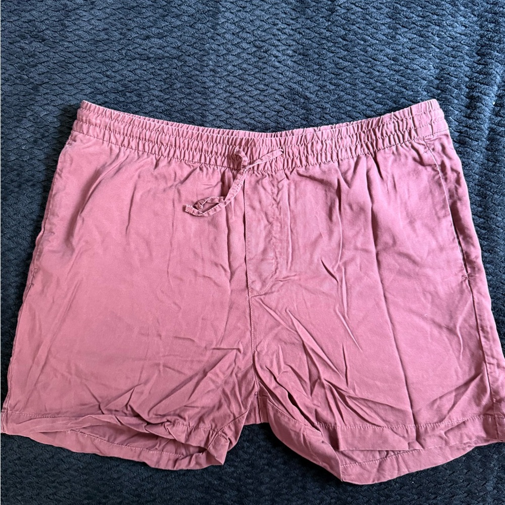 Casual Burgundy Shorts